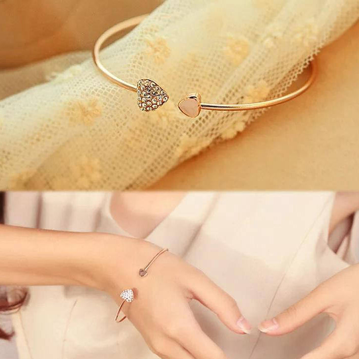 Double Heart Love Bracelet