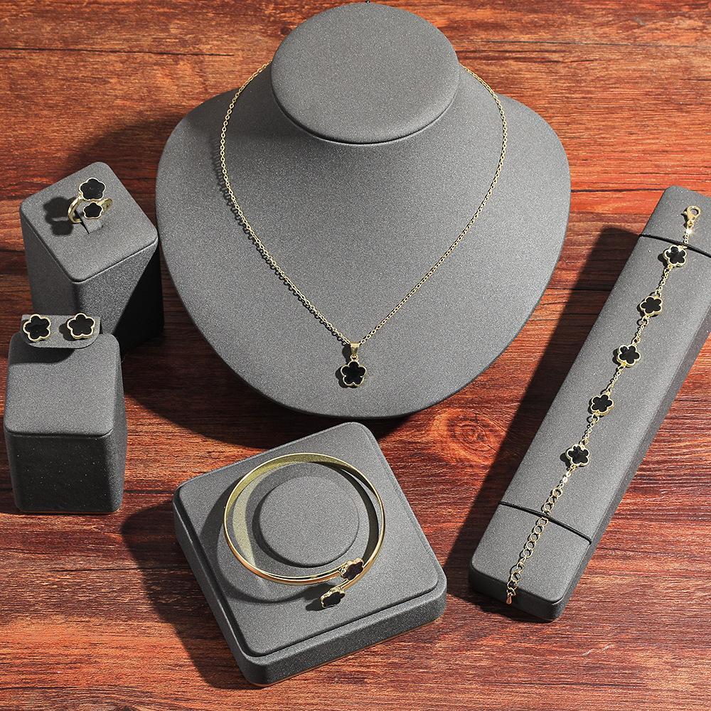 Gold Plated Necklace And Bracelet Set