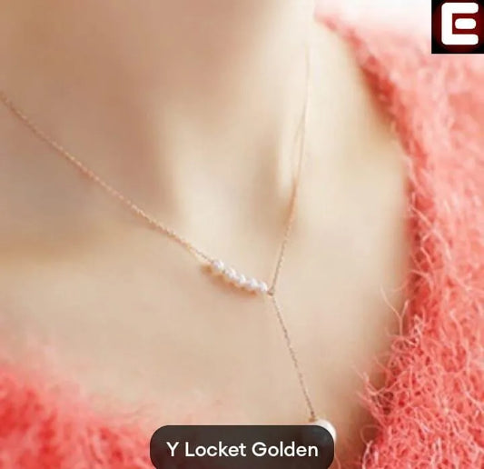 Beautiful Pearl Y Shape Necklace