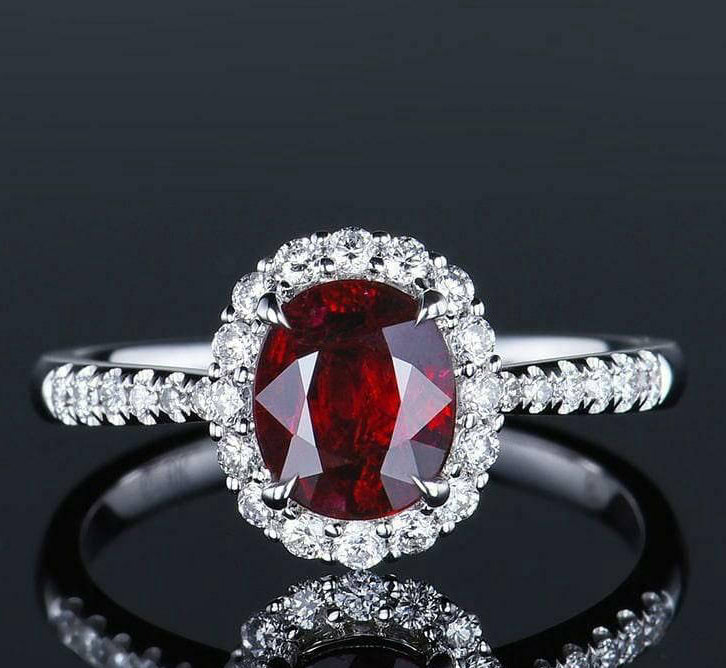 Imported Oval Zircon Ring