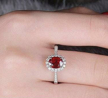 Imported Oval Zircon Ring