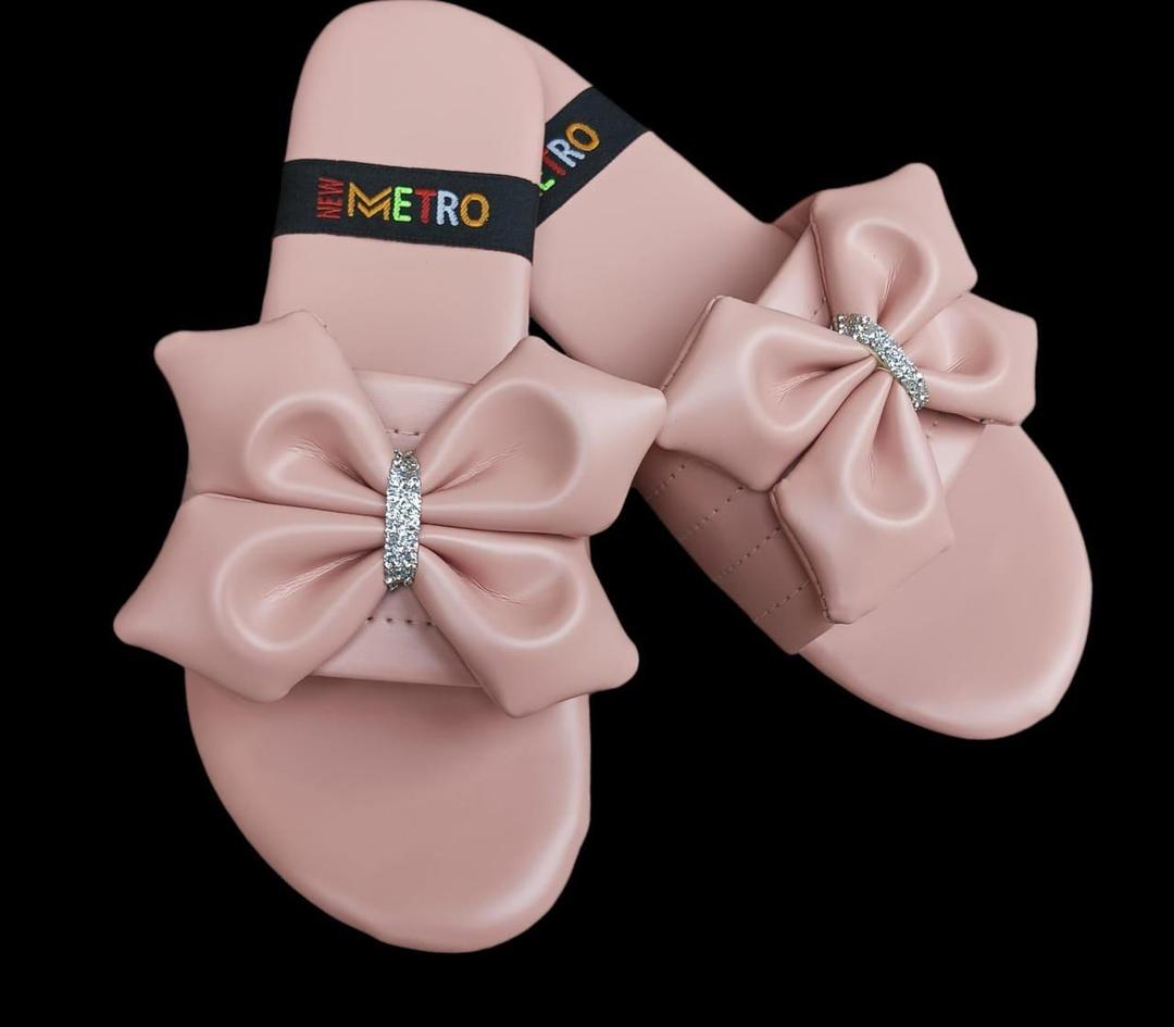 Chic Women's PU Leather Pink Flats - Stylish Semi-Formal Shoe